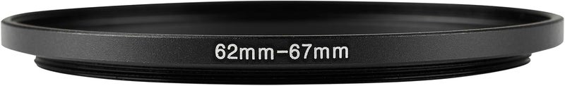 JOYTOLIN 62-67mm Metal Step-Up/Down Ring Adapter Compatible with Mirrorless Cameras DSLR Lens, UV CPL ND Filter Thread Converter, Black - Image 3